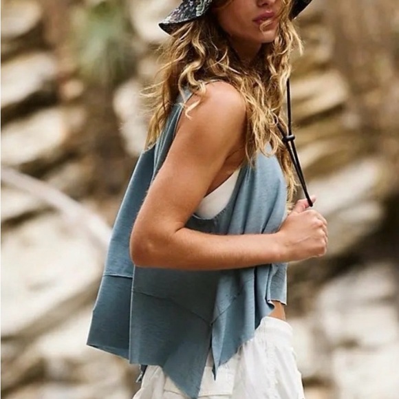 Free People Tops - FP Movement Tempo UV Protection Tank - Summer Storm